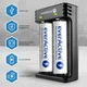 Зарядний пристрій everActive LC200, 2 канала, для Li-ion акумулят. 18650, 16340, 14500,26650, 21700 - зображення 7