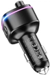 Автомобильное зарядное устройство с FM-модулятором Hoco E62 Fast PD20W + QC3.0 car BT FM transmitter Black (6931474756299) - изображение 5