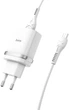 Мережевий зарядний пристрій Hoco C12Q Smart QC3.0 charger set (Micro) White (6931474716286) - зображення 3