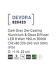 Вуличний світильник NOVA LUCE DEVORA 826423 - изображение 4