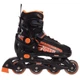 Роликовые коньки раздвижные Zelart Space Racer 2918 размер 33-36 Black-Orange - изображение 3