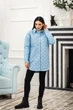 Fashions • Куртка жіноча стьобана Vivien Fashions 42-46 блакитний (4455-ді) - зображення 5