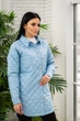 Fashions • Куртка жіноча стьобана Vivien Fashions 42-46 блакитний (4455-ді) - зображення 6
