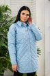 Fashions • Куртка жіноча стьобана Vivien Fashions 42-46 блакитний (4455-ді) - зображення 8