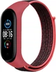 Ремешок Drobak Nylon Premium для Xiaomi Mi Smart Band 7 Red Black (191910) - изображение 1