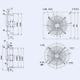 Осьовий вентилятор Weiguang YWF4D-350-B-102/34-G 380V 1380rpm 2290 м3/год - зображення 4
