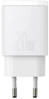 Сетевое зарядное устройство Baseus Compact Quick Charger 20W USB-A/USB-C White - изображение 2