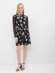 Платье Calvin Klein Jeans Ls Floral Dress J20J214157-0GL0 L Black/Dark Brown (8719852965543) - изображение 1