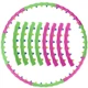 Массажный обруч Hula Hoop DOUBLE GRACE MAGNETIC d-93 см JS-6005 - изображение 4