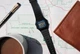 Чоловічий наручний годинник з каучуковим ремінцем Casio F-105W-1AWYEF Чорний з синім - зображення 4