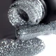 Светоотражающий гель лак PNB Shock Effect № 01, 8 мл (Silver ) - изображение 4