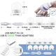LED лампочки для гримерного зеркала 3 режима VANITY MIRROR LIGHTS 10 шт(670009) - изображение 4
