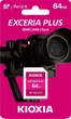 Карта памяти Kioxia SDHC Card 64GB Exceria Plus Class 10 U3 V30 (LNPL1M064GG4) - изображение 2