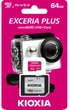 Карта памяти Kioxia microSDXC 64GB Exceria Plus Class 10 U3 V30 (LMPL1M064GG2) + SD Adapter - изображение 4