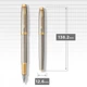 Ручка перьевая Parker IM Premium Warm Silver GT FP F 24 111 - изображение 5