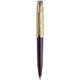 Ручка шариковая Parker PARKER 51 Deluxe Plum GT BP Золотистый 57 132 - изображение 1