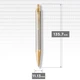 Кулькова ручка Parker IM Premium Warm Silver GT BP 24 132 - зображення 3