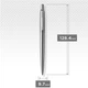 Ручка гелева Parker JOTTER Stainless Steel CT GEL 16 162 - зображення 3