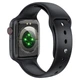 Умные мужские и женские смарт часы SMART WATCH Hoco Y5 Pro Чёрные фитнес браслет с шагомером и трекингом измерение пульса ответ на звонки IP68 защита - изображение 2