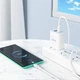 Кабель HOCO X83 Victory charging data cable Type-C to Type-C 60W 3A 1m White - зображення 4