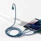 Кабель 3-в-1 Baseus Superior Series Fast Charging 3.5A 1.5m синий (CAMLTYS-03) - изображение 6