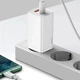 Сетевое зарядное устройство c быстрой зарядкой Baseus GaN2 Lite Quick Charger 65W (1 Type-C + 1 USB) для ноутбуков смартфонов планшетов CCGAN2L-B02 White - изображение 8