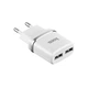 МЗП Hoco C12 Smart dual USB charger ( EU ) 2USB 2.4A White - зображення 1