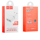 МЗП Hoco C12 Smart dual USB charger ( EU ) 2USB 2.4A White - зображення 2