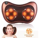 Массажная роликовая подушка массажер Massage pillow GHM 8018 для спины и шеи на 8 роликов - изображение 1