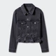 Джинсовая куртка женская Mango Trucker 47083771-TN S Черная (8445922065447) - изображение 6