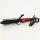 Плойка для завивки щипці з насадкою щітки Gemei GM-2906 Red червона - изображение 2