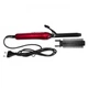 Плойка для завивки щипці з насадкою щітки Gemei GM-2906 Red червона - изображение 5