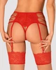 Пояс для панчіх-стрінги Obsessive Rediosa Червоний S/M (57866) - зображення 2