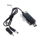 Кабель преобразователь напряжения USB-DC для роутера 9В/12В с переключателем DC 5.5×2.1 и переходником - изображение 4