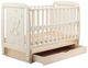 Ліжко Babyroom Умка DUMYO-3 маятник, ящик, відкидний бік бук слонова кістка - зображення 5