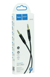 Аудіо-кабель Hoco UPA19 AUX 3.5mm - AUX 3,5mm 2m Black (UPA19) - зображення 2