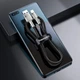 USB кабель Type-C разъем Baseus Cafule Series Metal Data Cable (1м, 66W, 480Mbps). Black - изображение 7