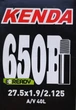 Камера велосипедна Kenda 27,5 x 1,90 / 2,125 (650B) AV вентиль 40 мм - зображення 1