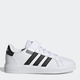 Tenisówki chłopięce adidas GW6521 35 Białe z czarnym (5904862421636) - obraz 1