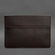Кожаный чехол-конверт на магнитах для MacBook 13 Темно-коричневый 4463301 - изображение 4