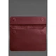 Кожаный чехол-конверт на магнитах для MacBook 15 дюйм Бордовый Crazy Horse 4422523 - изображение 3