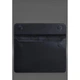 Кожаный чехол-конверт на магнитах для MacBook 15-16 дюйм Синий Crazy Horse 4422465 - изображение 2