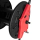 Котушка для шланга Intertool до 60 м шланга 1/2" без коліс сталь + ABS пластик вага 1.83 кг чорна з червоним (000043093) - зображення 9