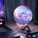 Нічник Місяць з акумулятором Berger Galaxy 12см 3D RGB з пультом д/к - изображение 4