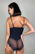 Боді з мереживом Janira 45265 black 44(M) Чорний - зображення 5