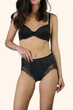 Високі трусики-сліпи з мереживом Janira 32185 black 46(L) Чорний - зображення 1