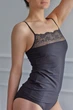 Майка бавовняна з мереживом Janira 45144 black 46(L) Чорний - зображення 2