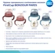 Тренировочная кружка Canpol Babies Bonjour Paris с силиконовым носиком FirstCup 250 мл Розовая (56/613_pin) - изображение 11