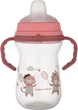 Тренировочная кружка Canpol Babies Bonjour Paris с силиконовым носиком FirstCup 250 мл Розовая (56/613_pin) - изображение 1