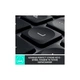 Клавіатура Logitech MX Keys Plus Advanced Wireless Illuminated with Palm Rest UA Graphit (920-009416 - зображення 2